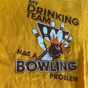 Bowling Drinking Tee